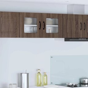 vidaXL Armário de Cozinha Kalmar Carvalho Marrom 80 x 31 x 40 cm