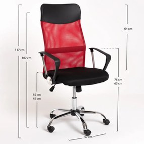 Cadeira Bakus - Vermelho
