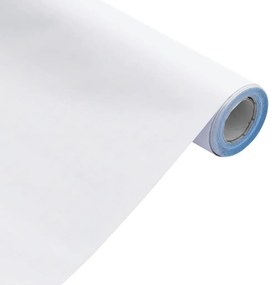 Autocolante para móveis branco mate 90x500 cm PVC