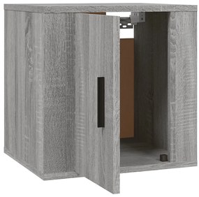 Móveis de TV de parede 2 pcs 40x34,5x40 cm cinzento sonoma
