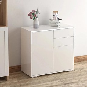 Aparador Sean de 79 cm - Branco - Design Nórdico