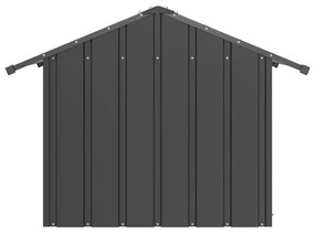 Casota para cães com telhado 85x107x81 cm aço galvanizado