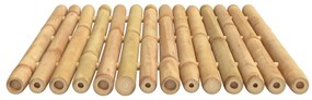 Tapetes de casa de banho 2 pcs 50x35 cm bambu