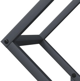 Suporte para lenha 50x25x50 cm aço laminado a frio antracite