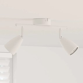 vidaXL Spotlight de Teto 2 Way Adjustable White GU10