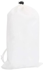 Rede de camuflagem com saco de arrumação 833x297 cm branco
