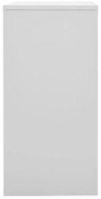 Cacifos 2 pcs 90x45x92,5 cm aço cinzento-claro e verde