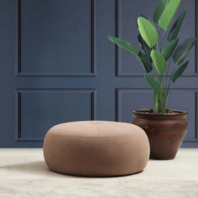 Pouffe Tina – Cappuccino – Diâmetro: 55 cm Altura: 35 cm