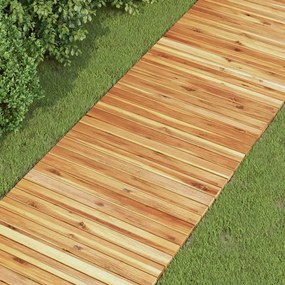 Caminho de jardim 200x50 cm madeira de acácia maciça