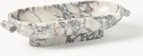 Taça decorativa em mármore Fossil, C 46 cm
