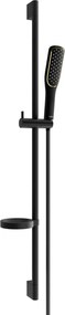 Mexen DS49 conjunto de chuveiro deslizante, preto - 785494583-75