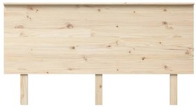 Cabeceira de cama 154x6x82,5 cm pinho maciço