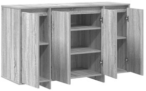 Buffet Cinzento sonoma de Madeira de Engenharia 120 x 41 x 75 cm