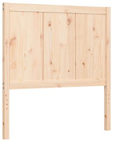 Cama sem colchão 100x200 cm madeira de pinho maciça