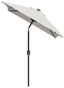 Guarda-sol 200 x 300 cm retangular branco areia