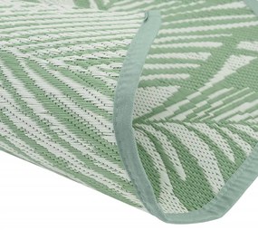 Tapete de exterior Ø120 cm ARAKIL PP Verde