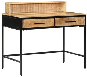 Mesa de Consola 100x55x75 cm Madeira Rústica Sólida de Manga