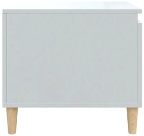 Mesa de centro 100x50x45 cm derivados madeira branco brilhante