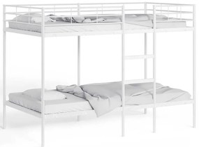 Beliche sem colchão 107x203 cm aço branco