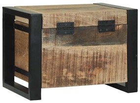 Baús de Armazenamento vidaXL 40x30x30cm em Madeira de Mangueira Maciça