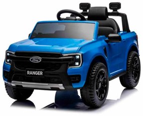 Carro elétrico para crianças Carro elétrico para crianças FORD Ranger 12V, Assento em Couro, Controlador 2.4 GHz, Entrada Bluetooth/USB, Suspensão, Ba