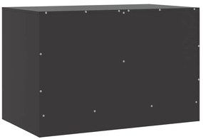 Móveis de TV 2 pcs 67x39x44 cm aço preto