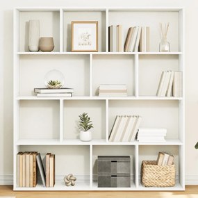 vidaXL Estante 132x29x141,5 cm derivados de madeira branco