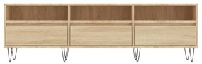 Móvel de TV 150x30x44,5 cm derivados de madeira carvalho sonoma