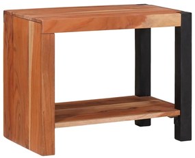 vidaXL Estante Castanho 50 x 30 x 40 cm Madeira de acácia maciça
