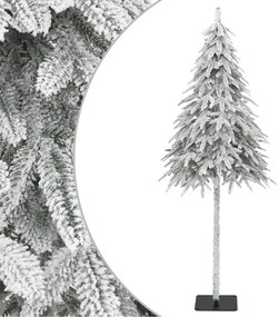 vidaXL Árvore de Natal artificial c/ flocos de neve 180 cm