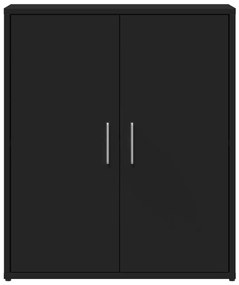 Aparadores 2 pcs 60x31x70 cm derivados de madeira preto