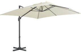 Guarda-sol de jardim com base portátil areia