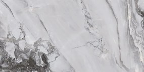 Mexen Limos Amostra cinza de gres vidrado ret. G1, azulejo de piso e parede, brilhante - TL127-01-S