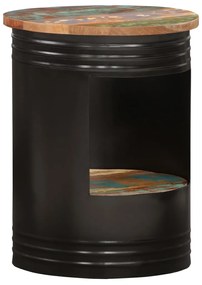 vidaXL Mesa de centro 43x55 cm madeira recuperada maciça