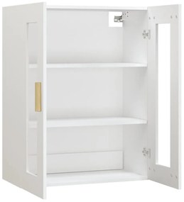 Armário de parede suspenso 69,5x34x90 cm branco