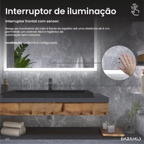 Espelho com luz F3