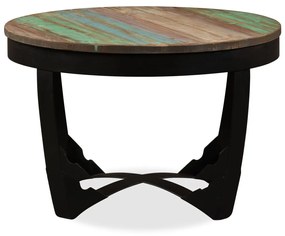 Mesa de apoio madeira reciclada maciça 60x40 cm