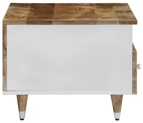 Mesa de centro 80x54x40 cm madeira de mangueira maciça