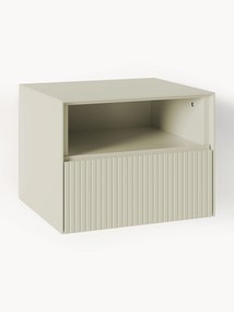 Mesa de cabeceira com frente canelada Shea