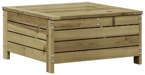 4 pcs conjunto lounge de jardim c/ almofadões pinho impregnado