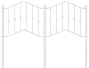 Cabeceira de cama 120 cm metal branco