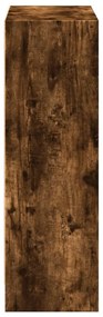 Estante 60x24x76 cm derivados de madeira carvalho fumado