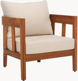 Cadeiras de jardim com braços em madeira de acácia Owen, conjunto de 2