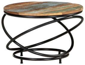 321937 vidaXL Mesa de centro 60x60x40 cm madeira recuperada maciça