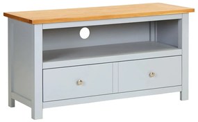 vidaXL Móvel de TV 90x35x48 cm madeira de carvalho maciça