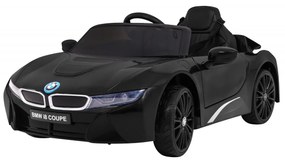 Carro elétrico para Crianças 12V BMW I8 LIFT Rodas de EVA, Assento de couro Preto