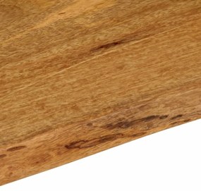 Tampo de mesa c/ borda viva 140x40x2,5 cm mangueira maciça