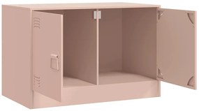 Móvel de TV 67x39x44 cm aço rosa