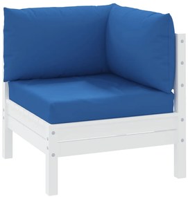 Almofadões para paletes 3 pcs tecido oxford azul