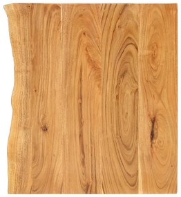 vidaXL Tampo p/ móvel toucador WC 80x52x3,8 cm madeira acácia maciça